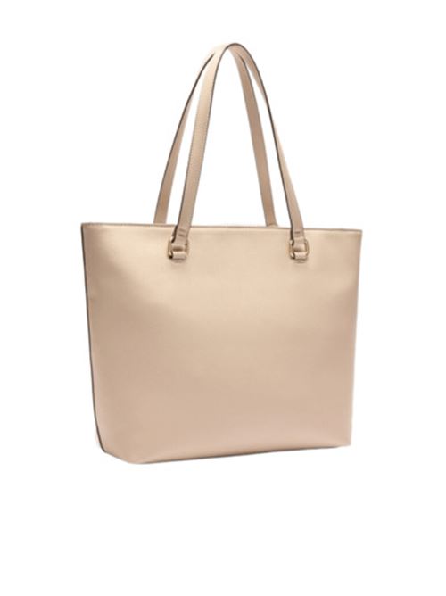 borsa donna shopping logo ecopelle beige LIU JO | AA5321-E008751308